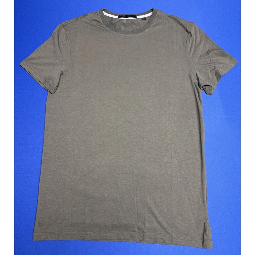 Greyson T-Shirt Mens Small Spirit Crew Neck Army Green Performance Golf
